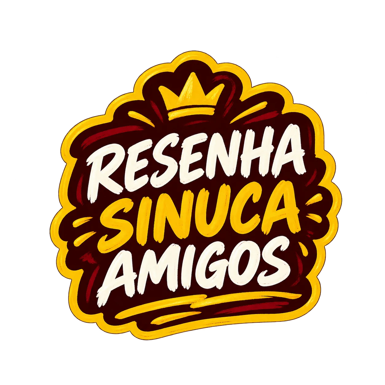 Figurinha aprovada: Resenha, sinuca e amigos