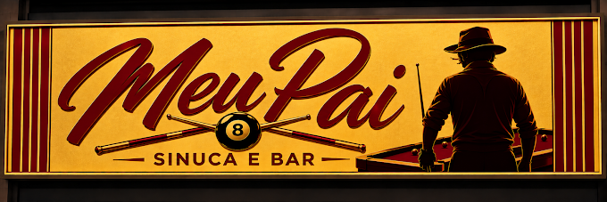 Logo original Meu Pai Sinuca e Bar
